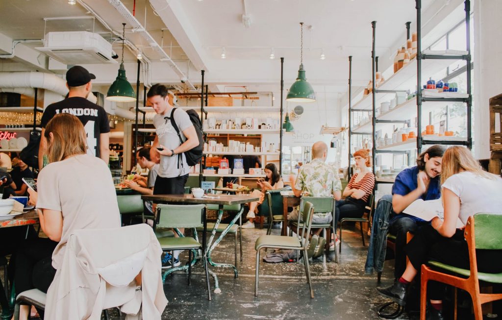 Un café restraurant design