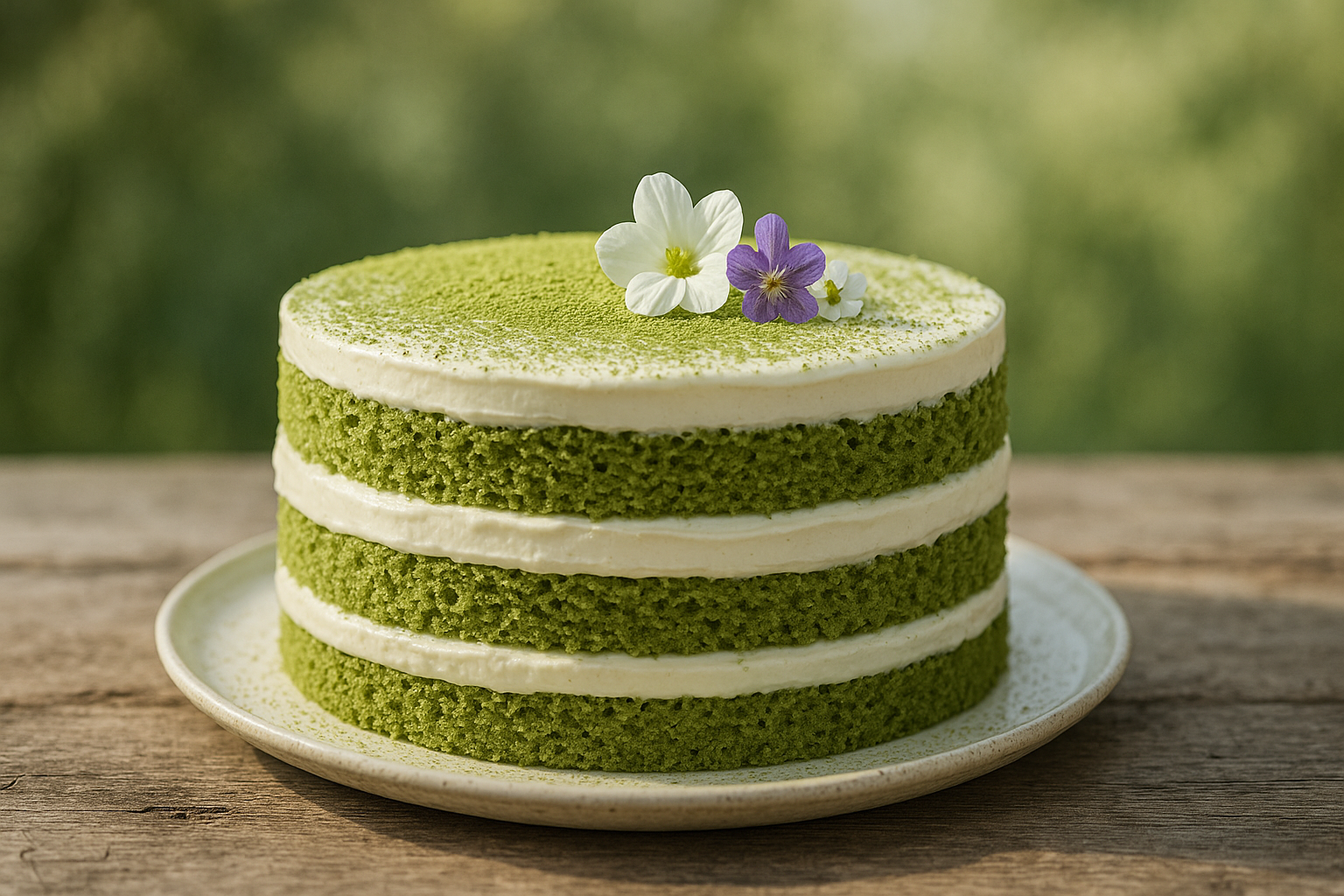 gateau matcha